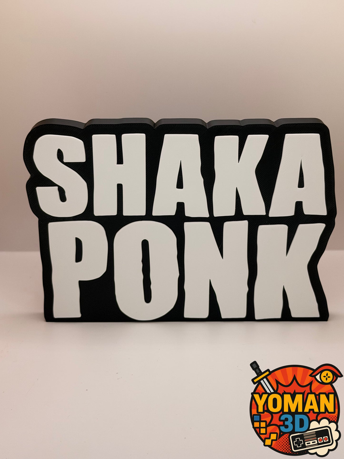 15 cm – Shaka Ponk – Logo rock – Version lisse ou effet usé