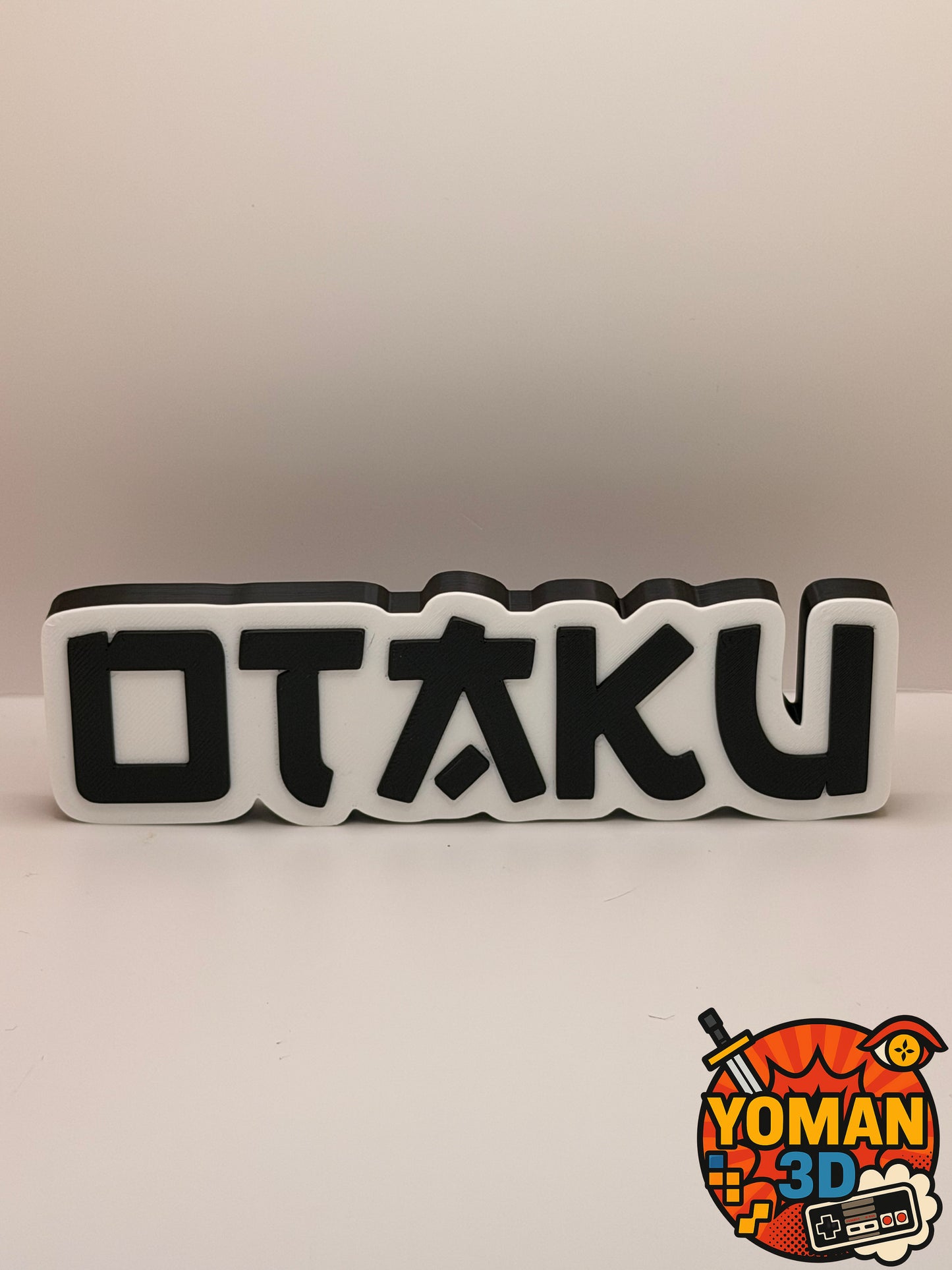 15 cm – Otaku – Logo décoratif manga – Déco culture japonaise