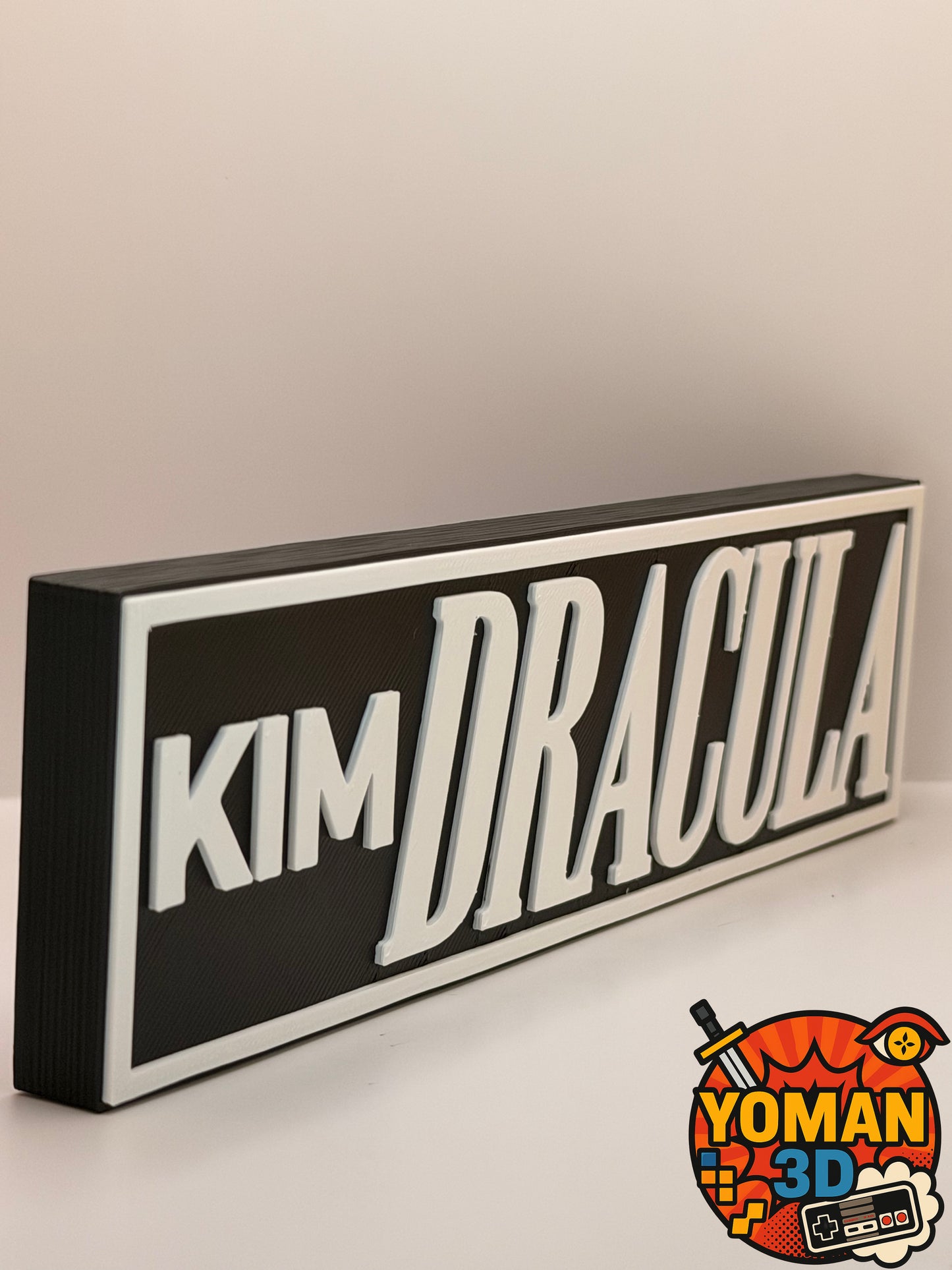 20 cm – Kim Dracula – Logo décoratif musique alternative / metal