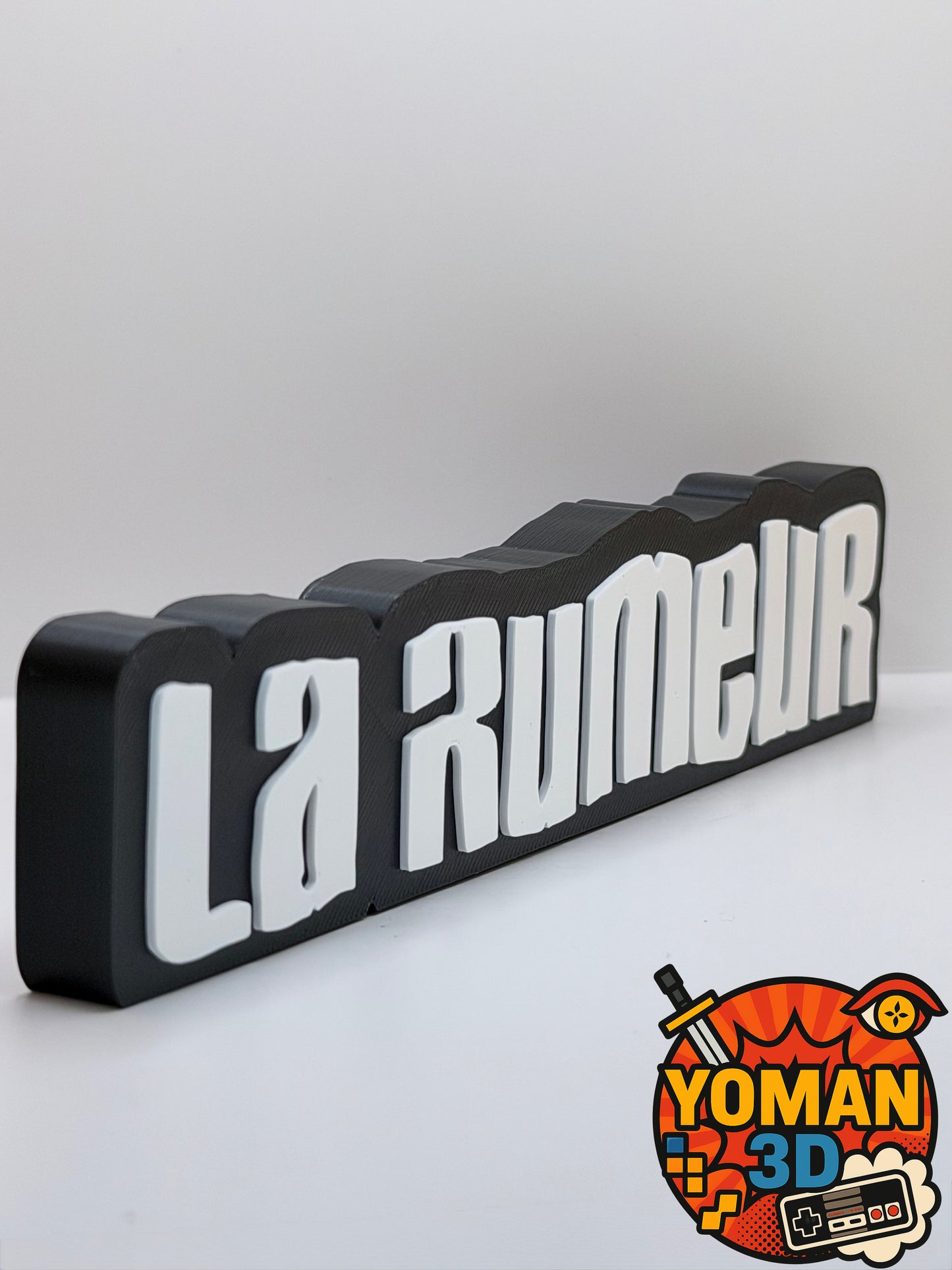 La Rumeur – Logo rap français engagé – 20 cm à poser