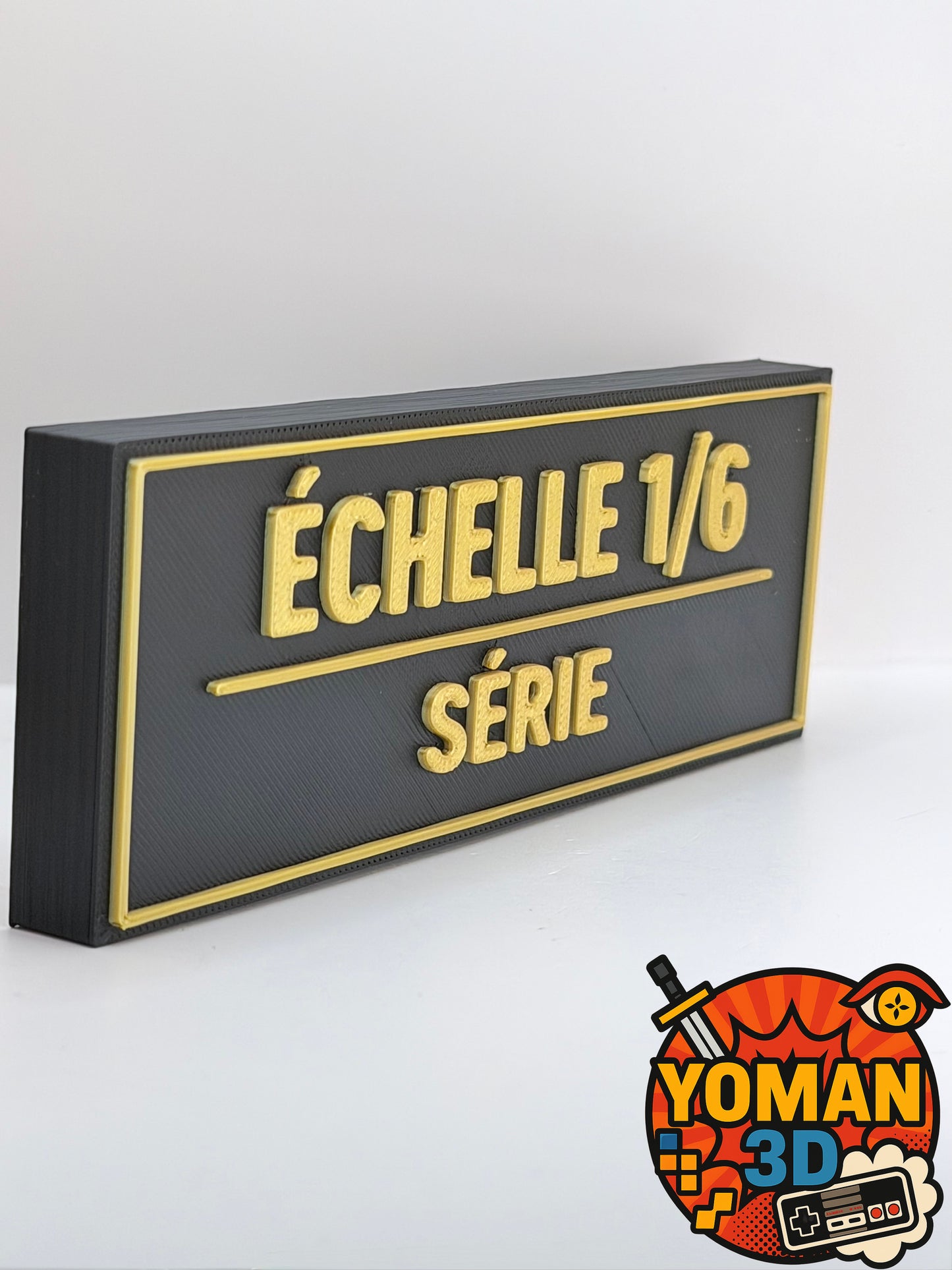 Échelle 1/6 – Série – Logo décoratif – 15 cm – Collectionneur