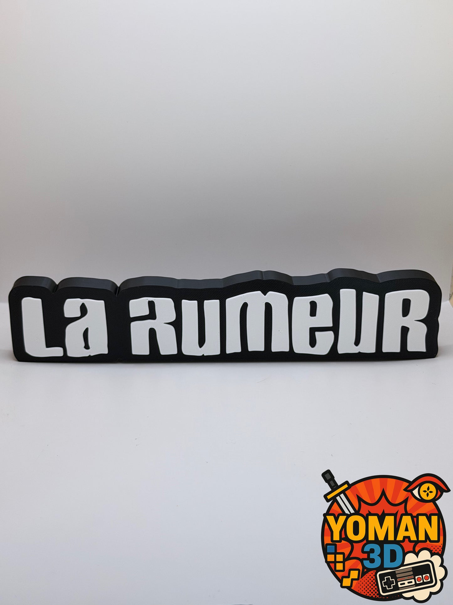 La Rumeur – Logo rap français engagé – 20 cm à poser