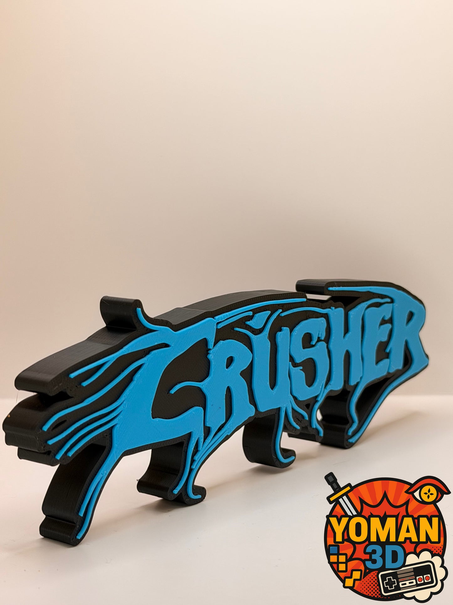20 cm – Crusher – Logo décoratif exclusif metal / hardcore