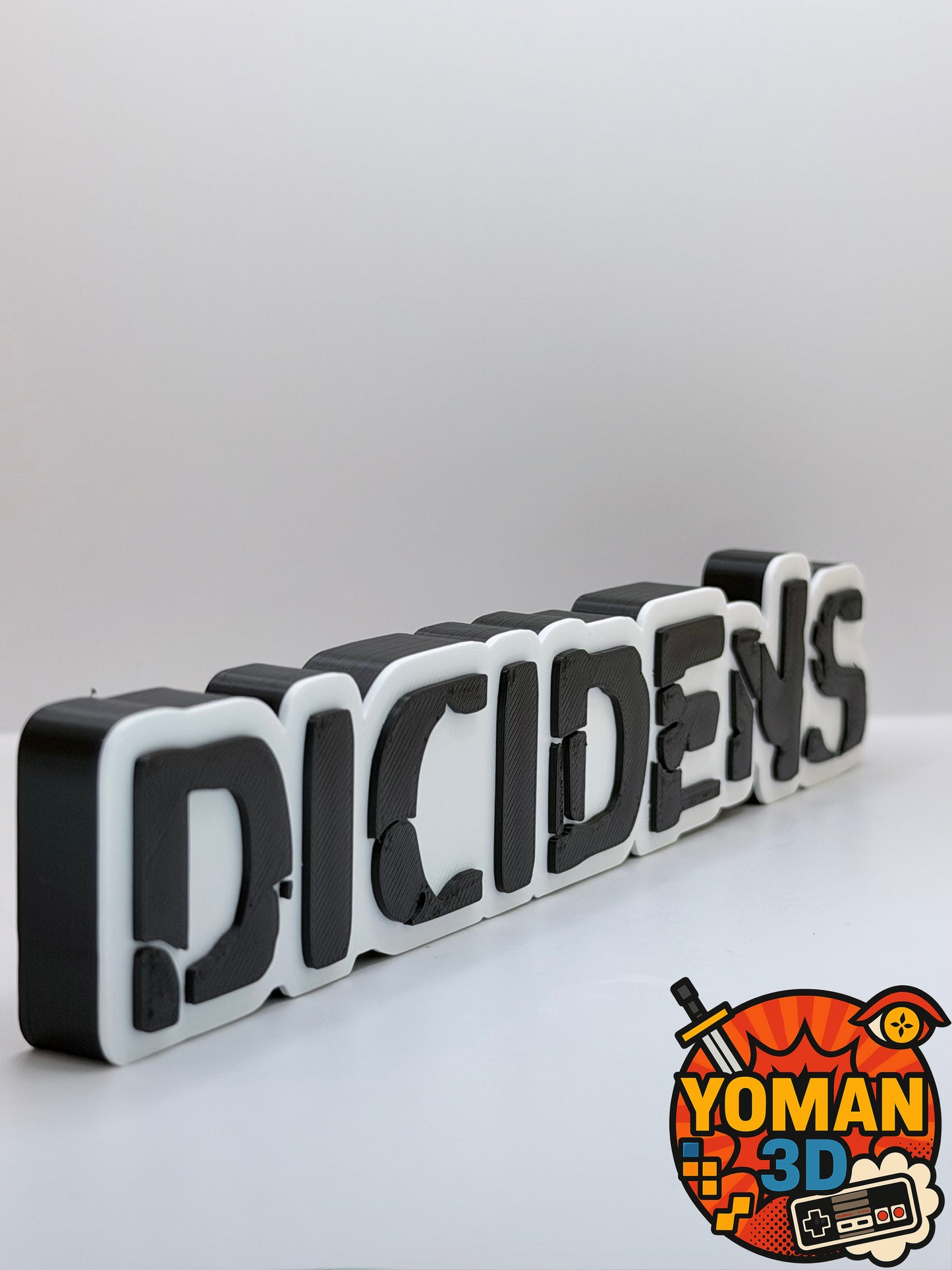 Decidens – Logo décoratif rap français – 20 cm
