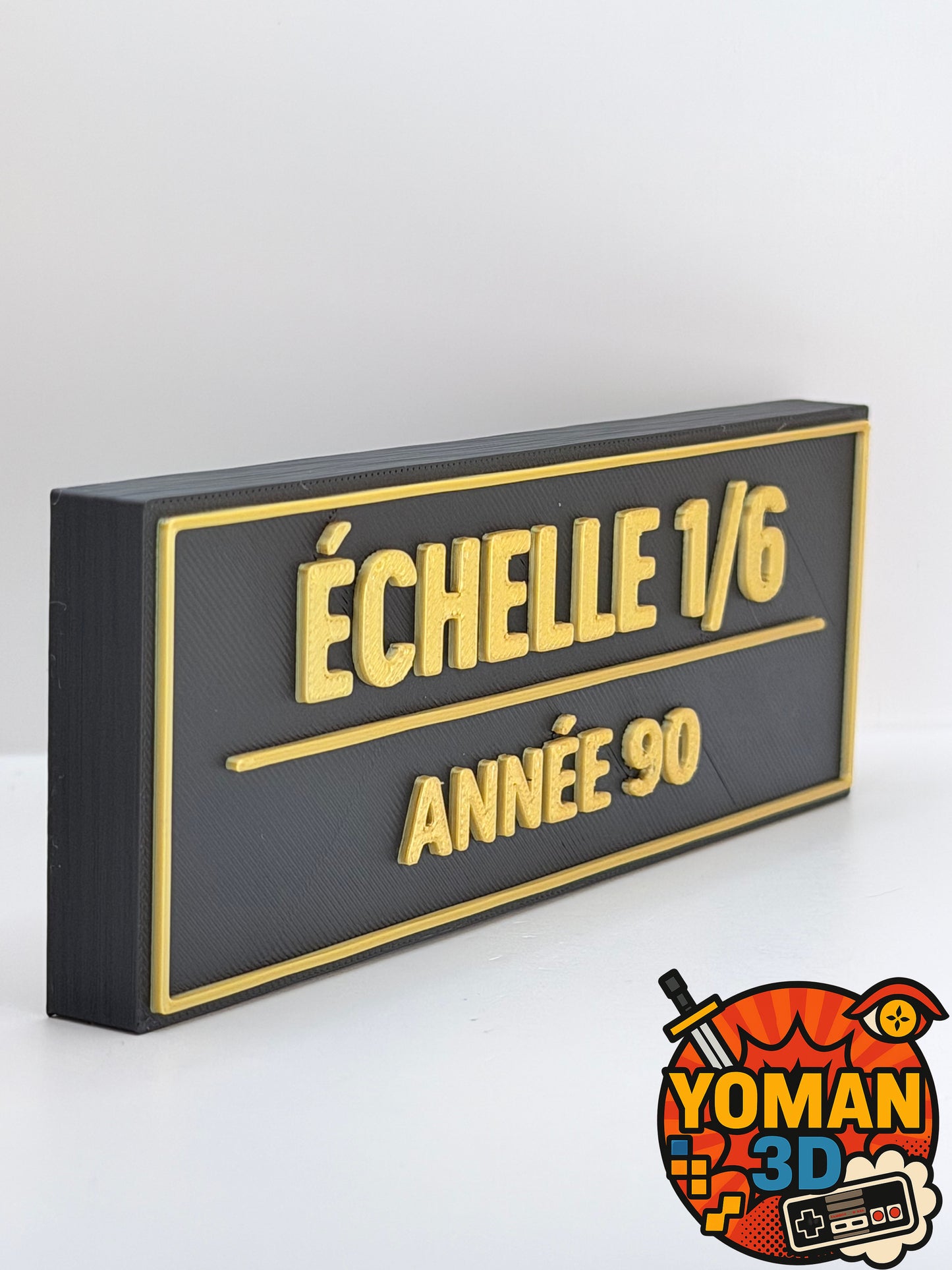 Échelle 1/6 – Année 90 – Logo décoratif – 15 cm – Collectionneur