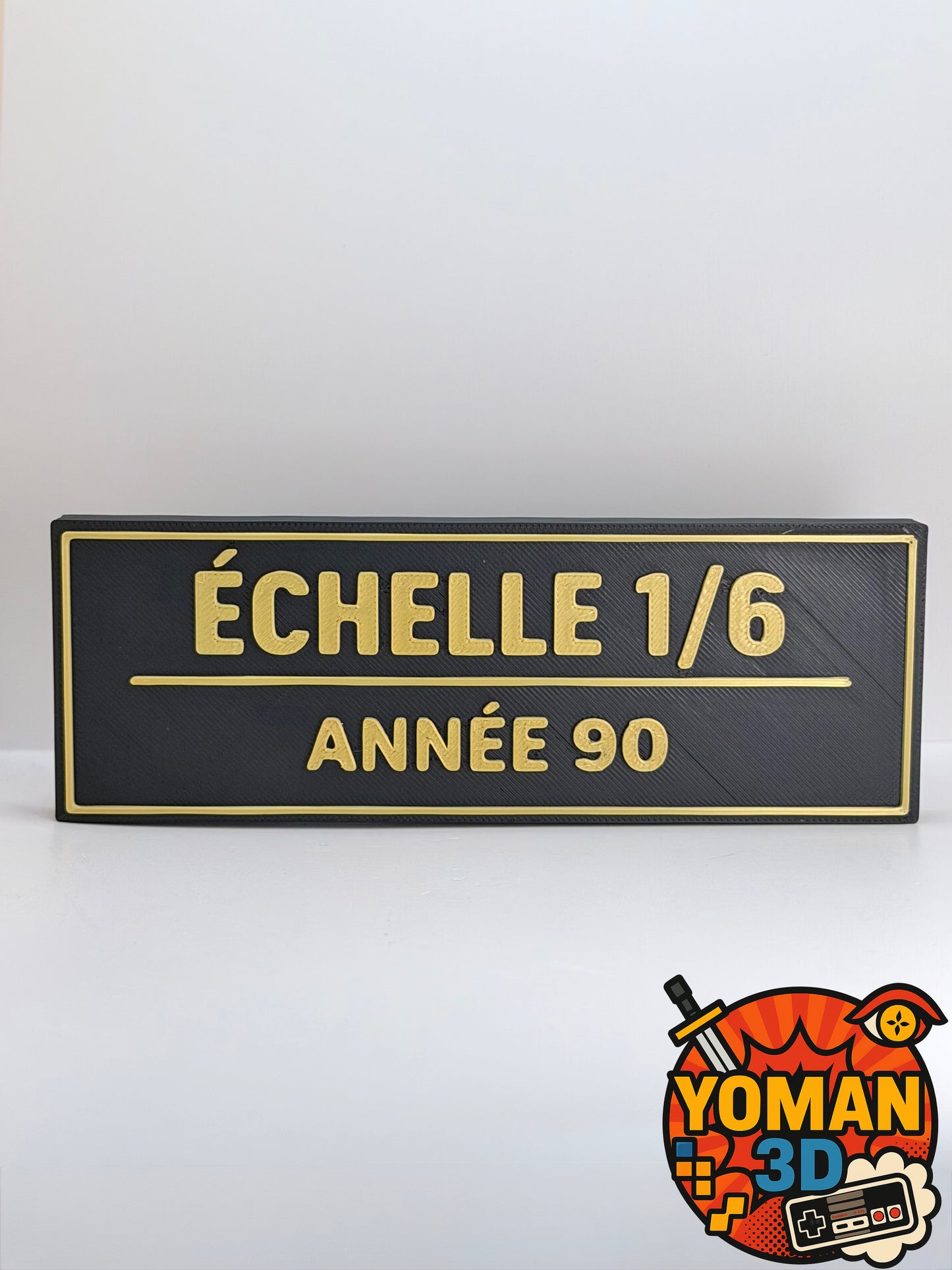 Échelle 1/6 – Année 90 – Logo décoratif – 15 cm – Collectionneur