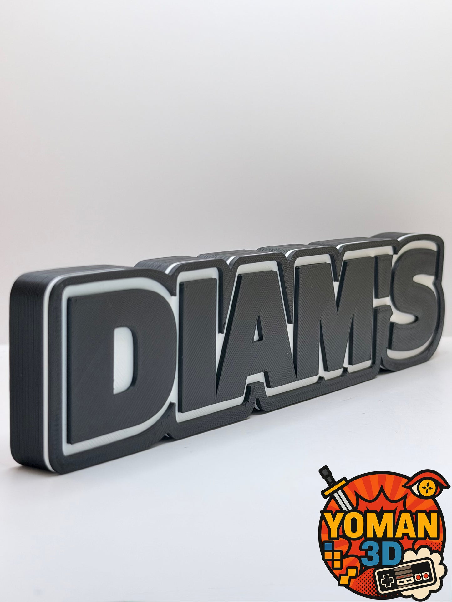 Diam’s – Logo rap français années 2000 – 20 cm à poser