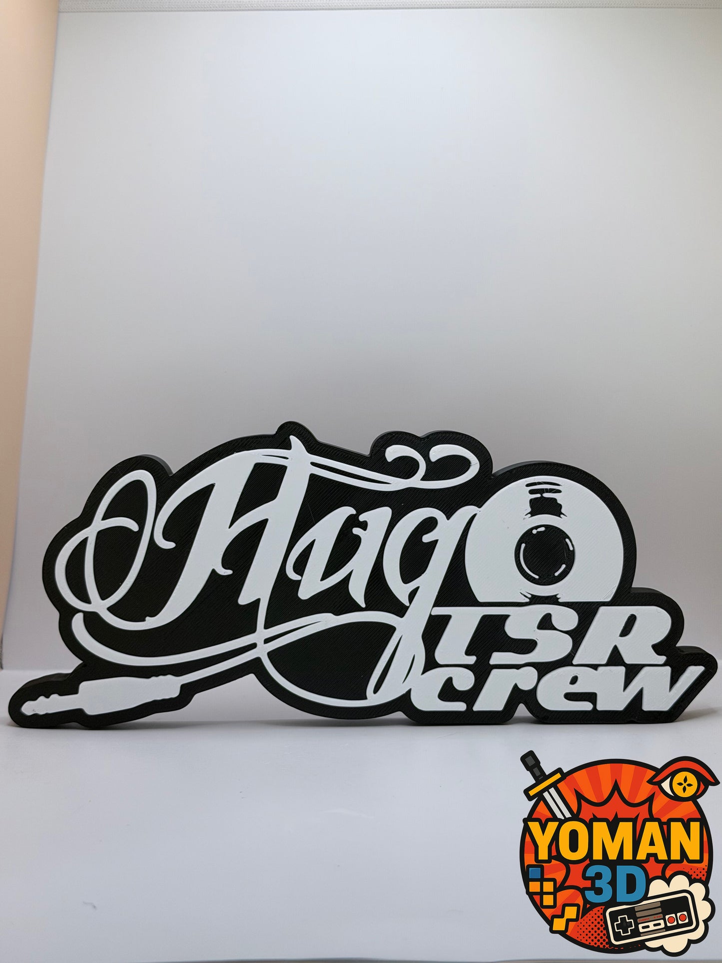 Hugo TSR – Logo décoratif rap français – 20 cm