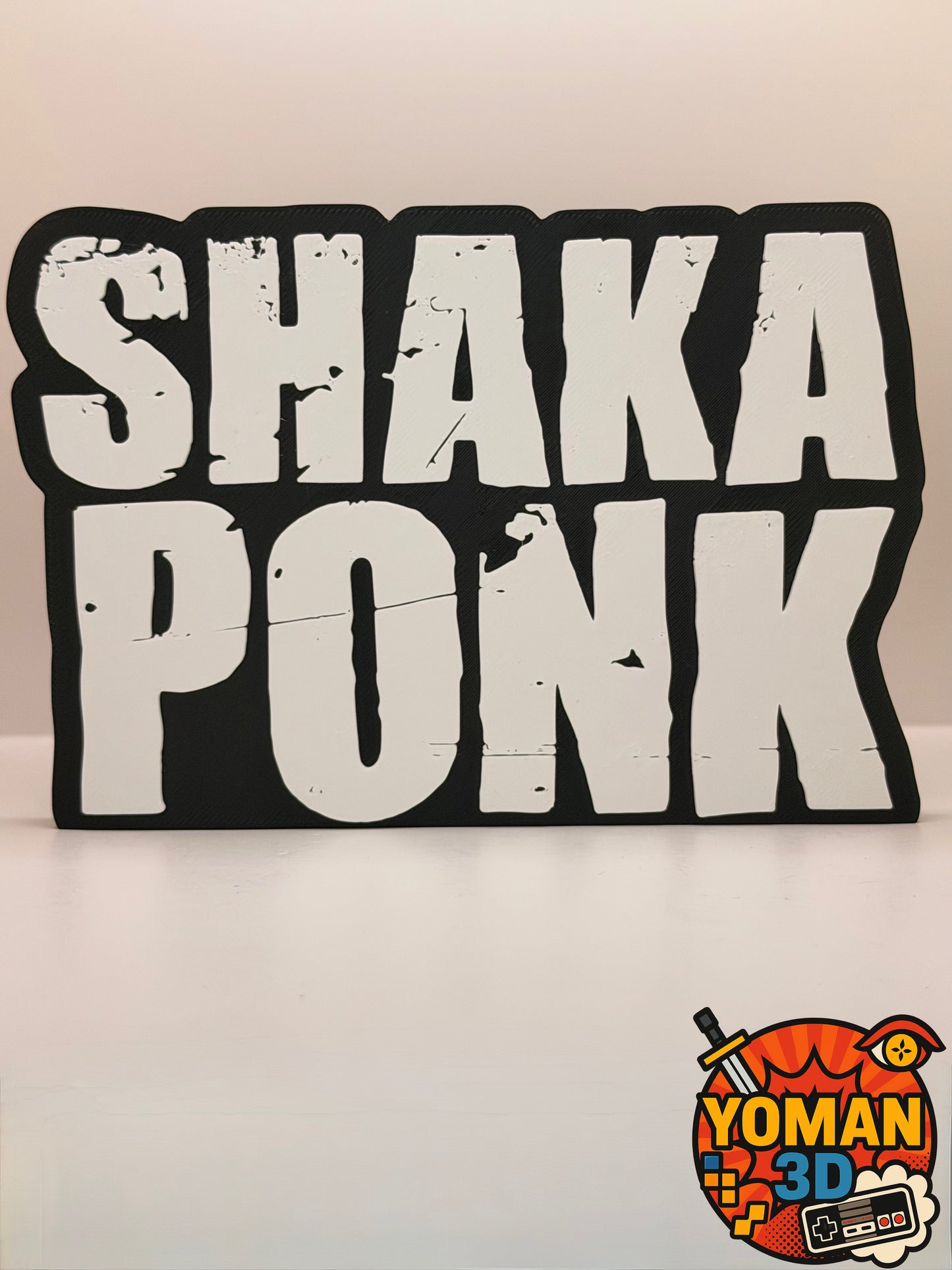 15 cm – Shaka Ponk – Logo rock – Version lisse ou effet usé