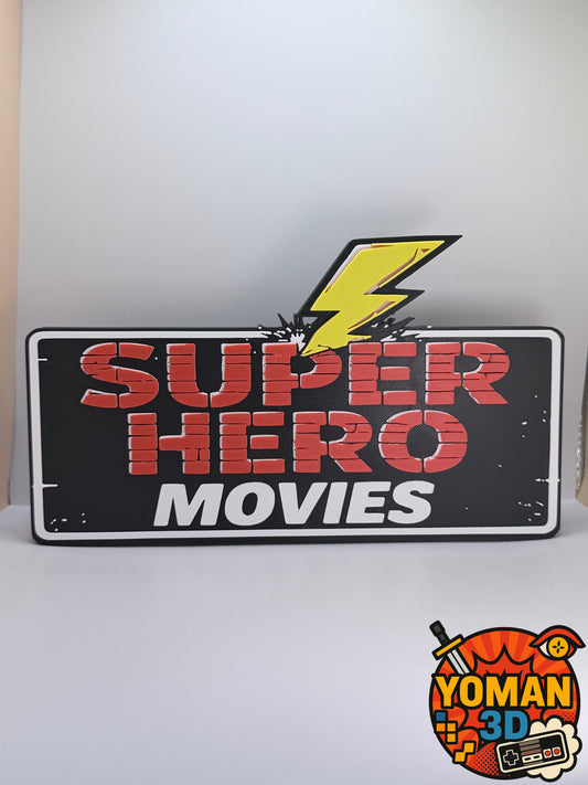 (Copie) 20 cm – Cult Movies – Catégorie Films cultes – Logo décoratif cinéma