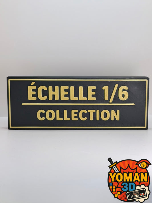 Échelle 1/6 – Collection – Logo décoratif – 15 cm – Collectionneur
