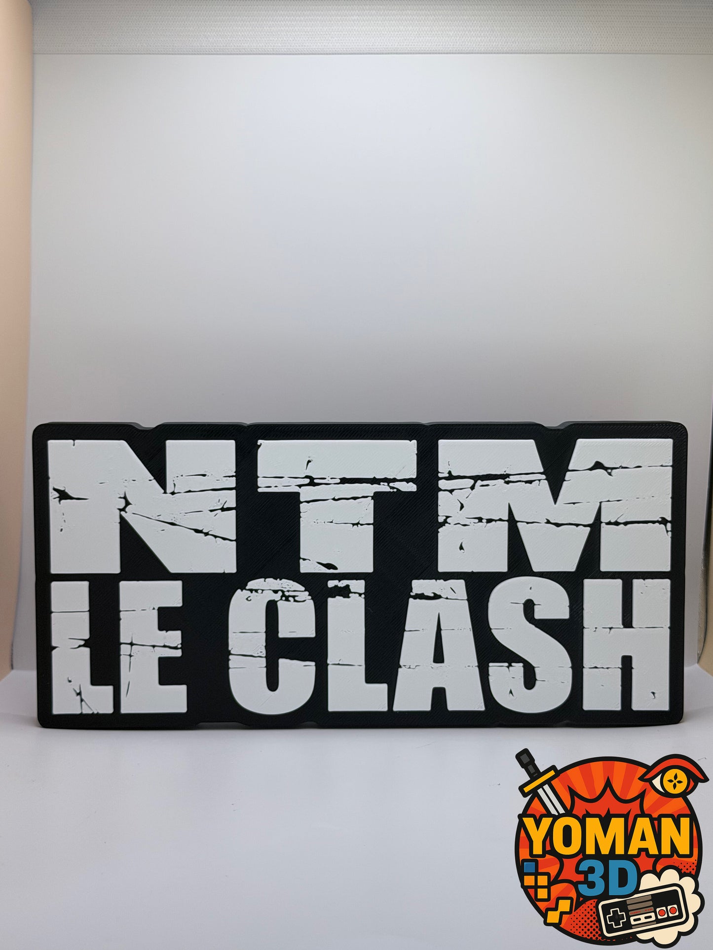 NTM Le Clash – Logo déco rap français 90s – 20 cm