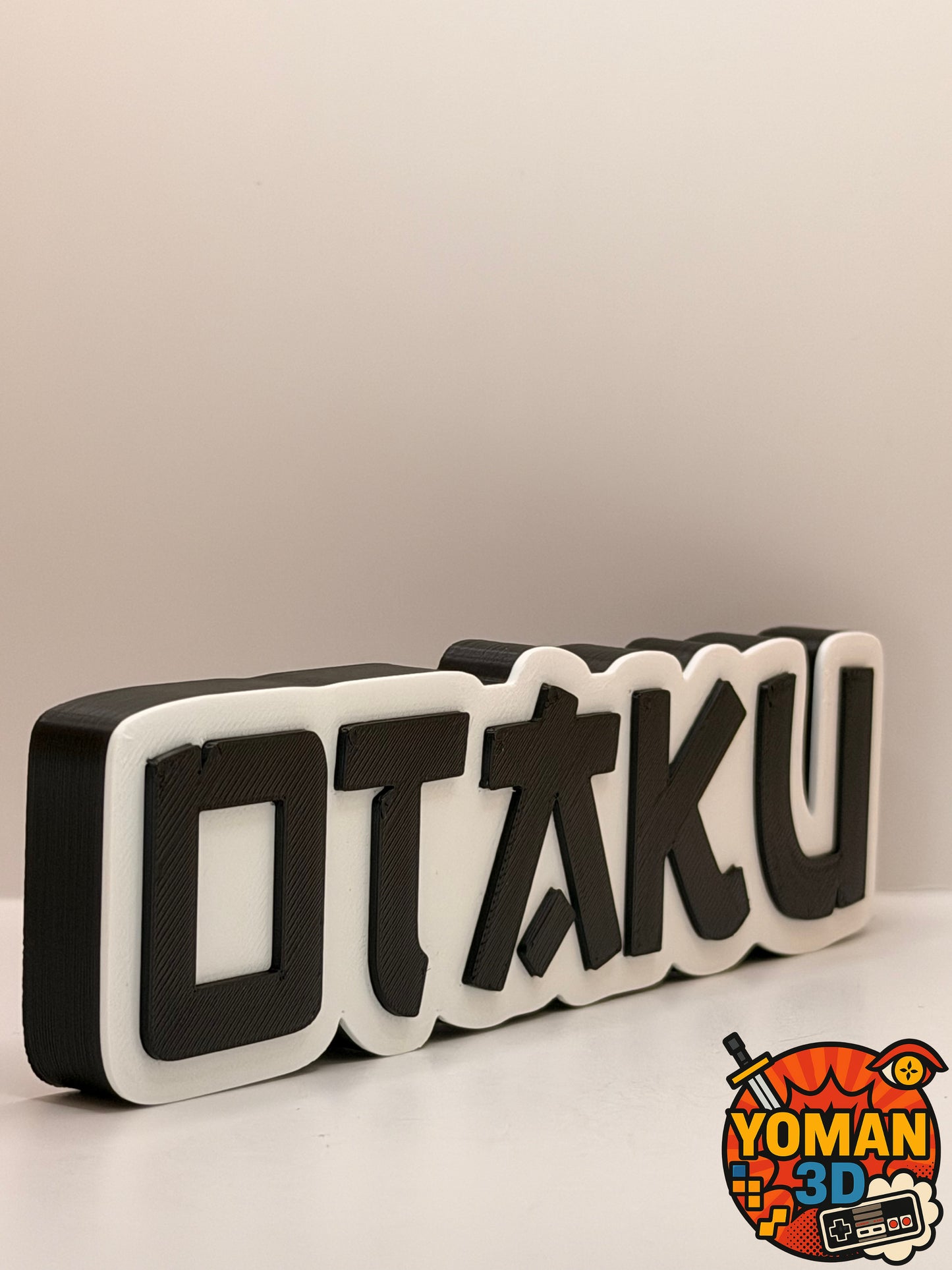15 cm – Otaku – Logo décoratif manga – Déco culture japonaise