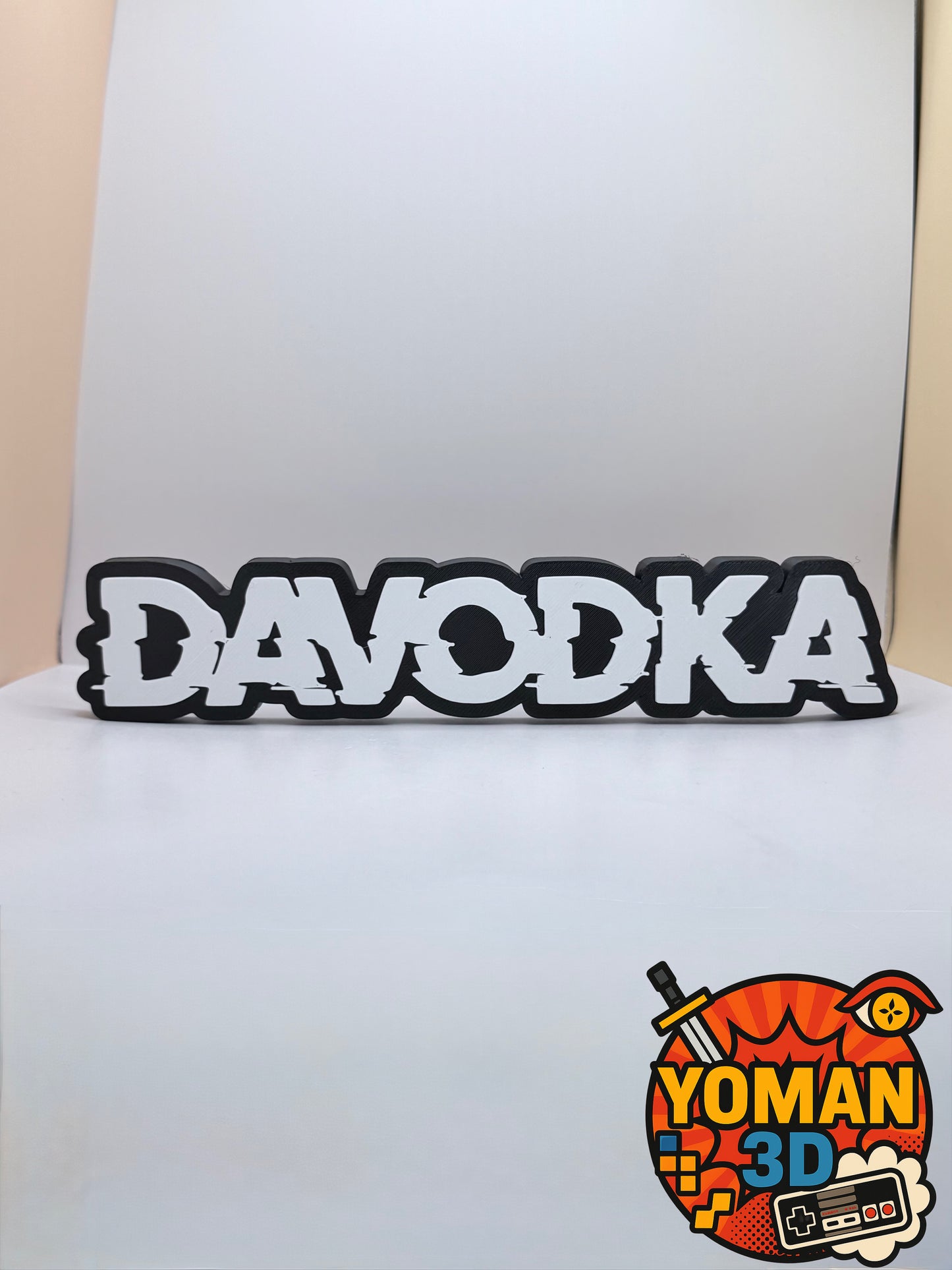 Davodka – Logo décoratif rap français – 20 cm