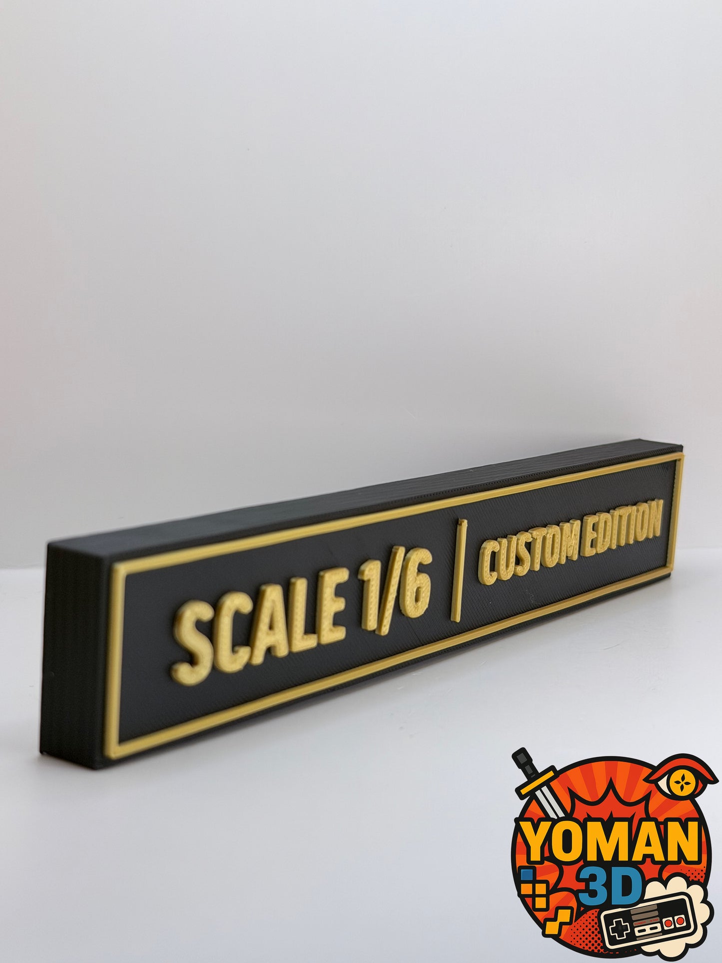 Échelle 1/6 – Custom Edition – Logo décoratif – 20 cm – Collectionneur